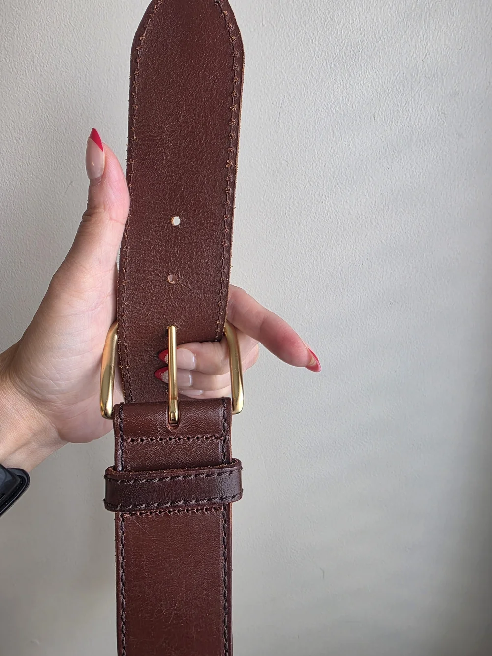 ✨ Linea Pelle Studded Genuine Leather